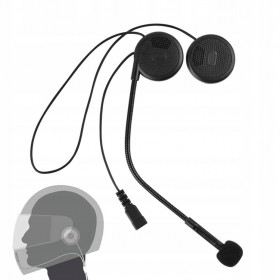 Zestaw słuchawkowy bluetooth do kasku - asystent google, siri - MKING.pl
