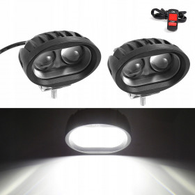 Halogeny motocyklowe led - MK-W20S - oświetlenie terenowe i nadwozia