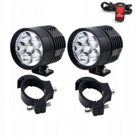 Halogeny motocyklowe - soczewkowe LED 60W 6000LM - reflektory