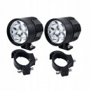 Halogeny motocyklowe - soczewkowe LED 60W 6000LM - reflektory