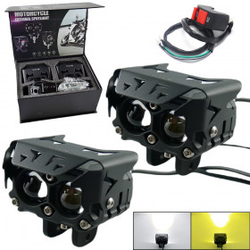 Ledy do motocykla - lampy motocyklowe 40W 4000LM - MKING.pl