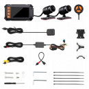 Rejestrator motocyklowy - 2 kamery, WiFi, wysoka jakość 1080p - A10 GPS