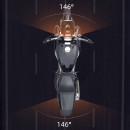 Rejestrator motocyklowy - 2 kamery, WiFi, wysoka jakość 1080p - A10 GPS