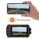 Rejestrator motocyklowy - 2 kamery, WiFi, wysoka jakość 1080p - A10 GPS