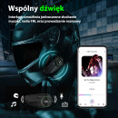 INTERKOM MOTOCYKLOWY EJEAS Q8 DO 6 KIEROWCÓW JEDNOCZEŚNIE RADIO FM BT 5.1