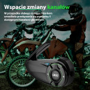 INTERKOM MOTOCYKLOWY EJEAS Q8 DO 6 KIEROWCÓW JEDNOCZEŚNIE RADIO FM BT 5.1