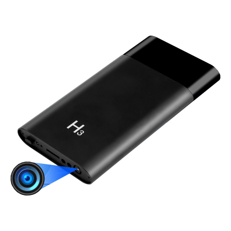 UKRYTA KAMERA POWERBANK H3 NAGRYWANIE W NOCY DO 20 GODZIN FULL HD