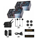 2x INTERKOM motocyklowy EJEAS V6 PRO+