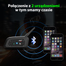 2x INTERKOM motocyklowy EJEAS V6 PRO+