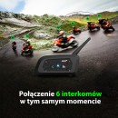 2x INTERKOM motocyklowy EJEAS V6 PRO+