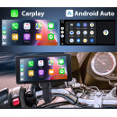 REJESTRATOR MOTOCYKLOWY NAWIGACJA CARPLAY ANDROID AUTO 2 KAMERY FULL HD BLUETOOTH WIFI MKT33