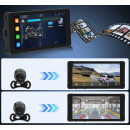 REJESTRATOR MOTOCYKLOWY NAWIGACJA CARPLAY ANDROID AUTO 2 KAMERY FULL HD BLUETOOTH WIFI MKT33