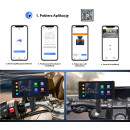 REJESTRATOR MOTOCYKLOWY NAWIGACJA CARPLAY ANDROID AUTO 2 KAMERY FULL HD BLUETOOTH WIFI MKT33