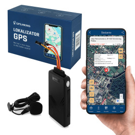 Podsłuch z funkcją odcięcia paliwa pojazdu - lokalizator GPS MK01