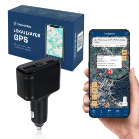 Lokalizator GPS 2G+4G UKRYTY W ŁADOWARCE PODSŁUCH MK036