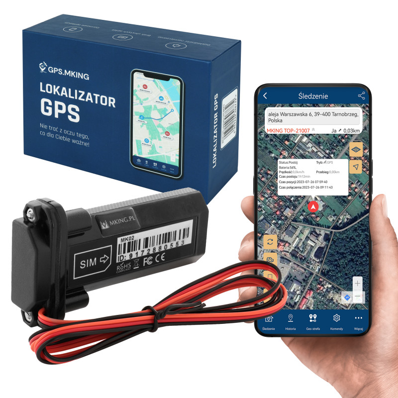 Lokalizator GPS - śledź pojazd poprzez SMS, WWW lub aplikację