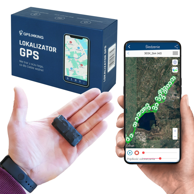 Micro nadajnik GPS - zdalny podsłuch i nagrywanie - MKING.pl