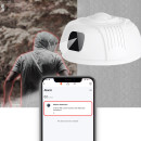 Ukryta kamera WiFi w czujniku dymu do 1 roku pracy MK020