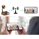 Ukryta kamera WiFI w głośniku gramofon MKLS68