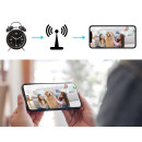 Ukryta kamera WiFI w zegarze budziku MKC63