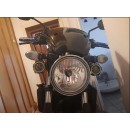 Halogeny motocyklowe U7 - zestaw z przełącznikiem - mocne światło
