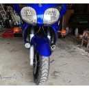 Halogeny motocyklowe U7 - zestaw z przełącznikiem - mocne światło