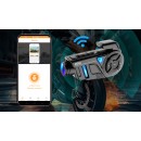 Interkom motocyklowy EJEAS K1 kamera 2K foto wideo 1000m WIFI MESH 4 osoby