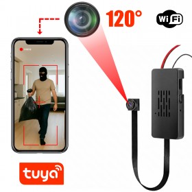 Ukryta Kamera Szpiegowska WiFi Szerokokątna MKC10 premium TUYA 120°