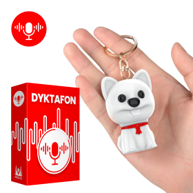 Ukryty dyktafon w breloku 70 godzin aktywacja głosem 16GB - MK-F12