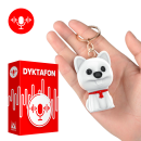 Ukryty dyktafon w breloku 70 godzin aktywacja głosem 16GB - MK-F12