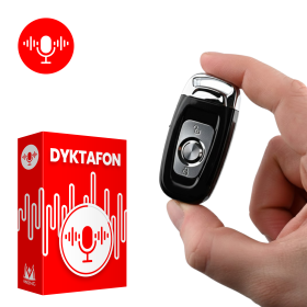 Ukryty dyktafon w kluczyku 24 godziny aktywacja głosem 8GB - MK-Q5