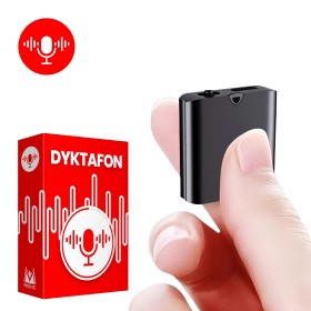 DYKTAFON SZPIEGOWSKI Z MAGNESEM DETEKCJA DŹWIĘKU Q63 do 25 godzin działania