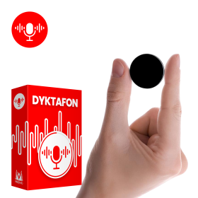 Dyktafon - mini dyktafon z przypinką do ubrania, profesjonalny sprzęt szpiegowski - MKING.pl