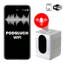 UKRYTY SZPIEGOWSKI DYKTAFON WIFI PODSŁUCH NAGRYWANIE DETEKCJA DO 7 MIESIĘCY